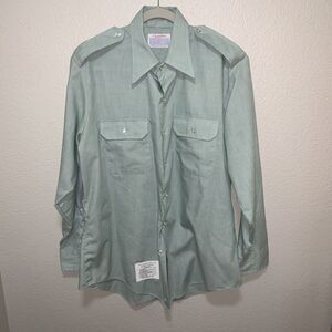 Creighton Men’s Button Down Shirt Size L Green